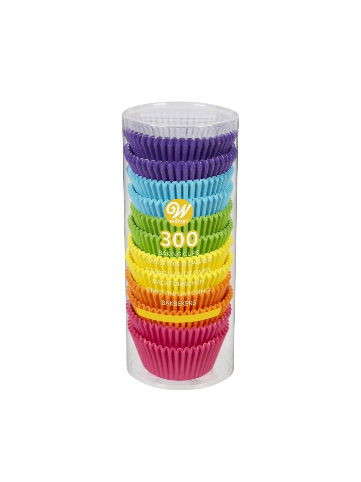 Wilton Baking cups - rainbow colors - 300 pcs