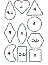 Ausstechformen/Ausstecher set - Cracker