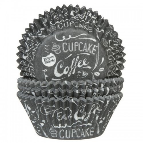 50pcs Cupcake Liners Black